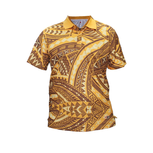 Polo Shirt Tribal Design