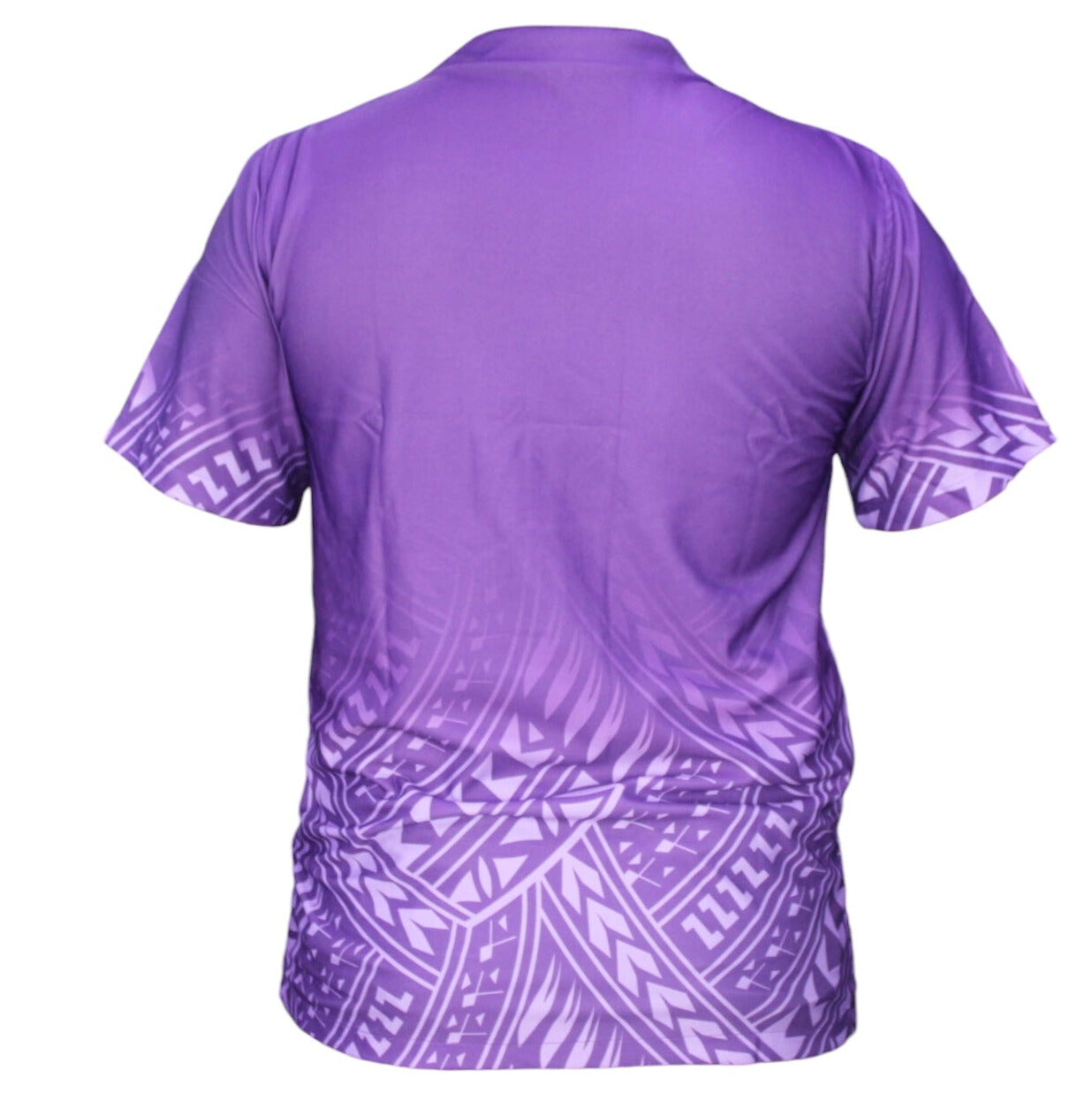 Violet Samoan/Polynesian Design Stretchable Shirt