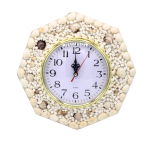 Seashell Wall Clock, Octagon Shape