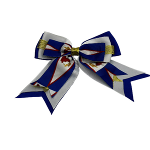 Ribbon Hair Bow,  American Samoa Flag Design