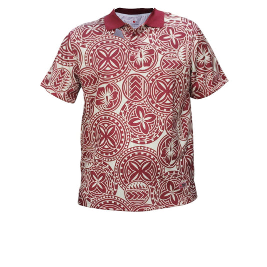 Men's Polo Shirt Tribal Design