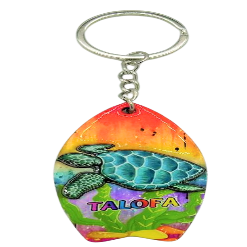 Talofa, Turtle Design Key Chain – The Perfect Samoan Souvenir