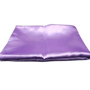 Satin Plain Fabric; Lilac Color Size: 22"x44"