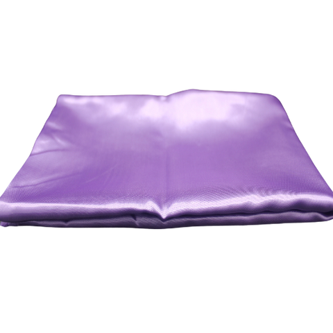 Satin Plain Fabric; Lilac Color Size: 22"x44"