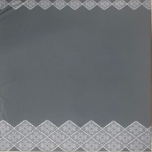 Stretchable Print White Design on Gray- Size: 60"x36"