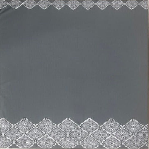 Stretchable Print White Design on Gray