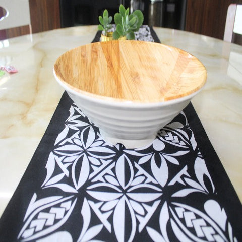 Serving Platters for Party Supplies, Unbreakable Bowl, Bamboo Imitation Reusable Bowl, Dishwasher Safe