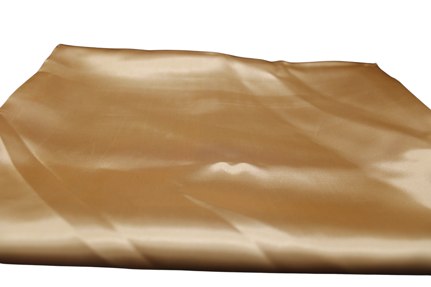 Satin Plain Fabric; Gold Color Size: 32"x44"