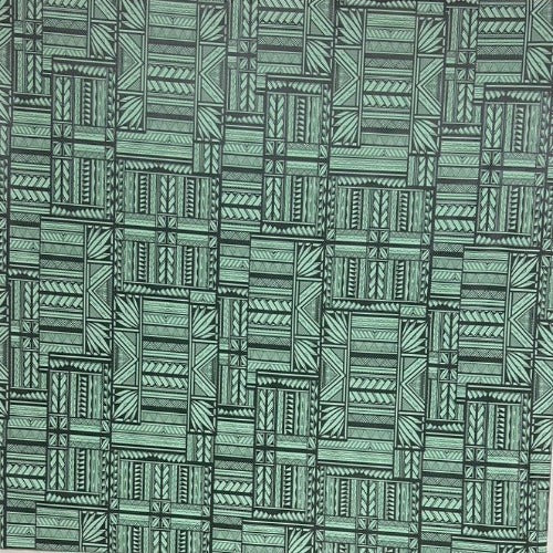 Stretchable Material Mint Green and Black - Size: 60"x36"