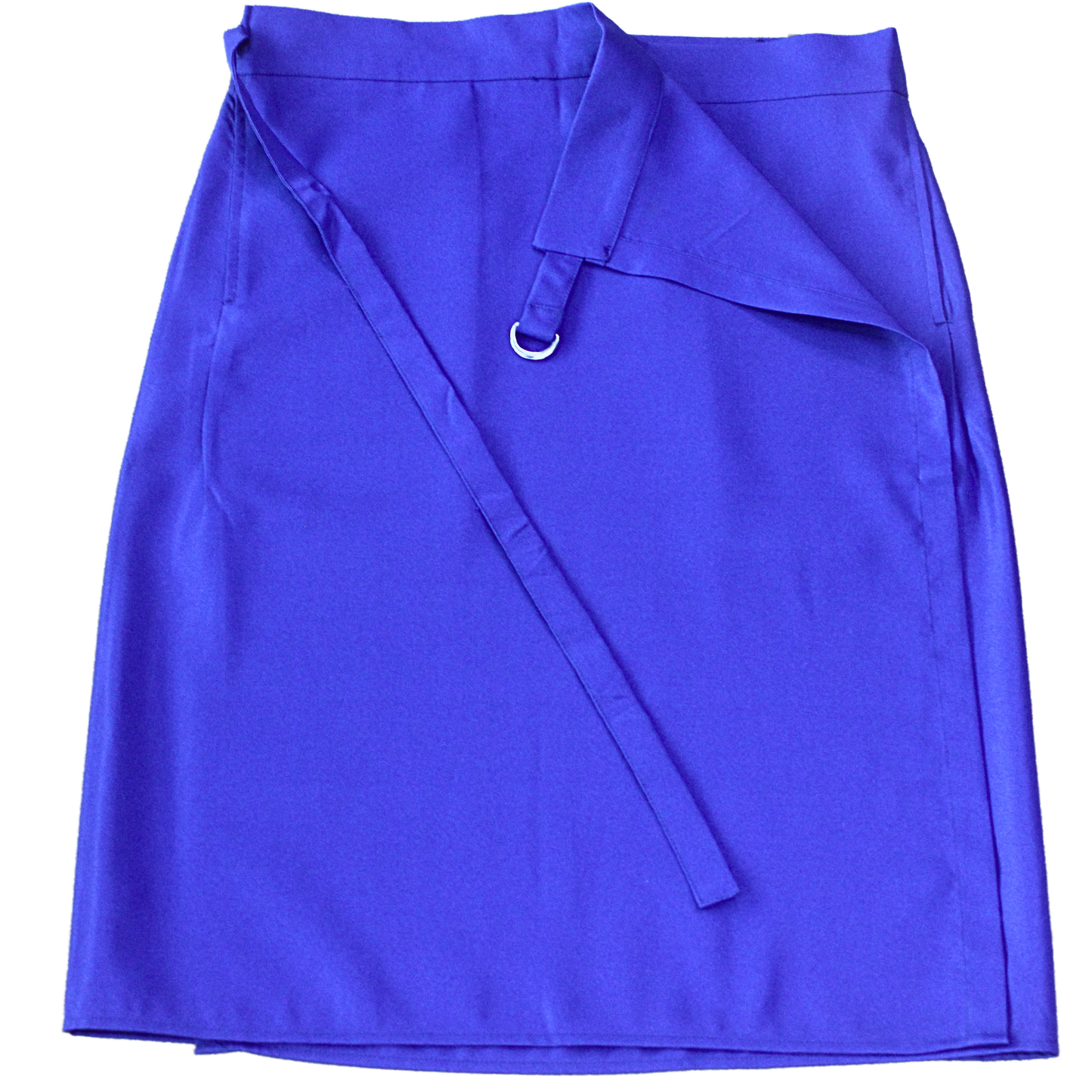 Long Sulu (Ie-Faitaga) Plain Blue – Traditional Samoan Attire for Every Occasion