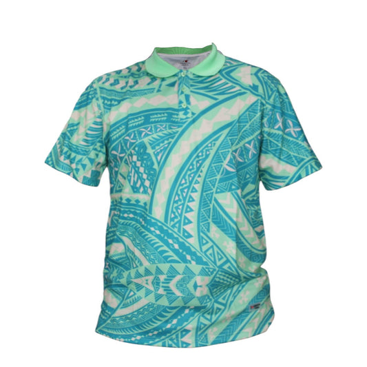 Men's Polo Shirt Samoan Design