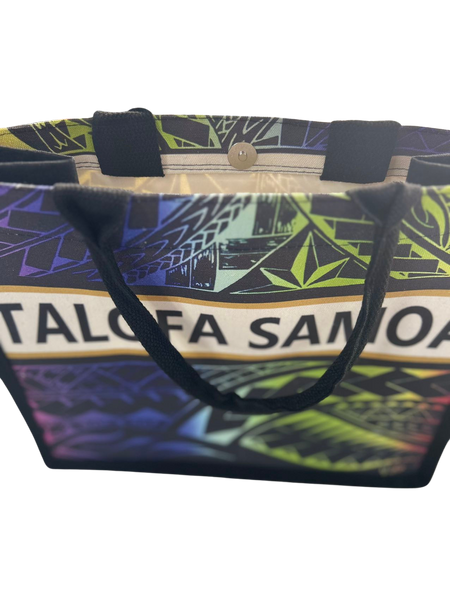 TALOFA SAMOA Canvas Bag multi-color designed by Victor Chen