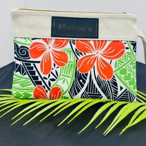 Wristlet Bag Samoan Design