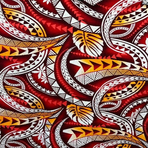 Dobby Print Samoan Design - Size: 40"x44"