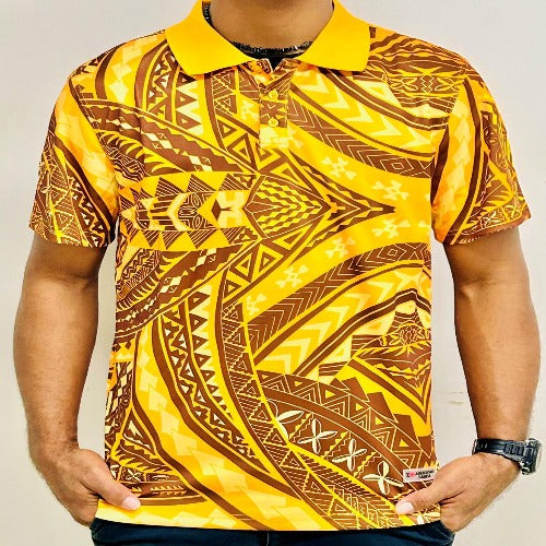 Polo Shirt Tribal Design