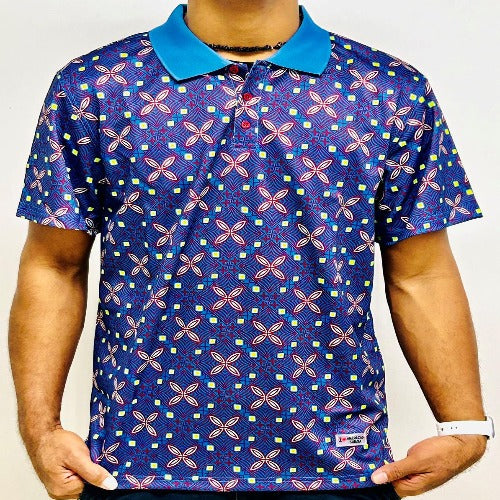 Men's Polo Shirt Tribal Design