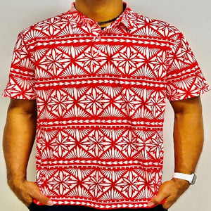 Men's Polo Shirt Samoan Design