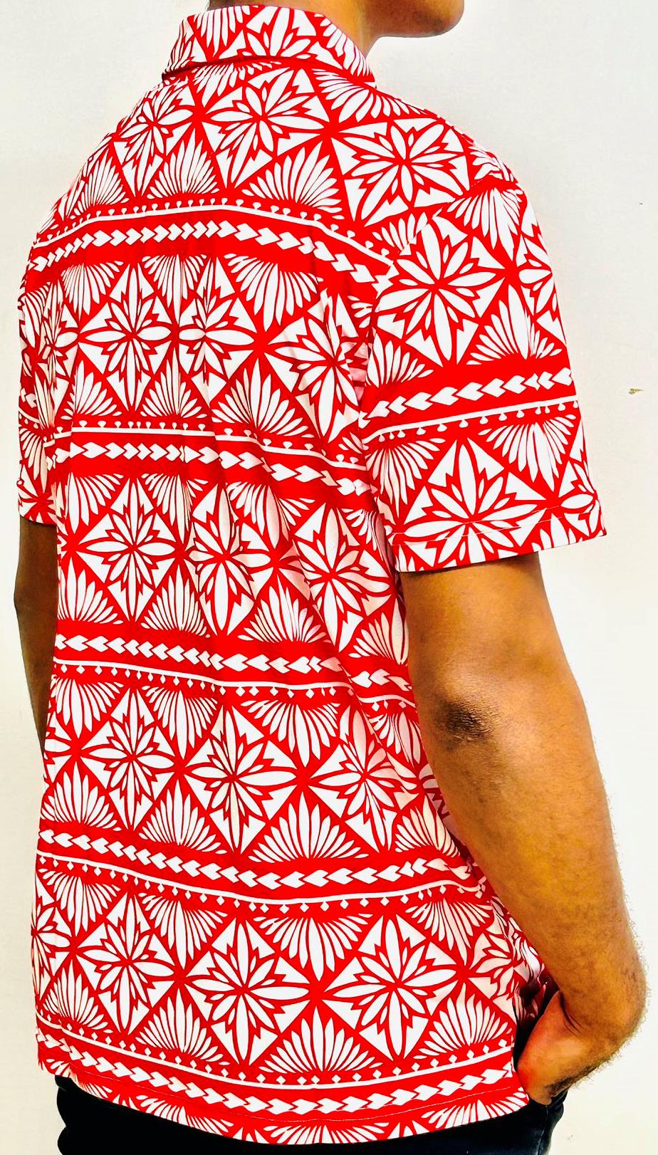 Men's Polo Shirt Samoan Design