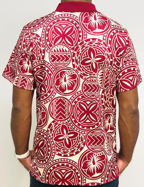 Men's Polo Shirt Tribal Design