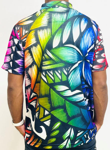 Men's Polo Shirt Tribal Design
