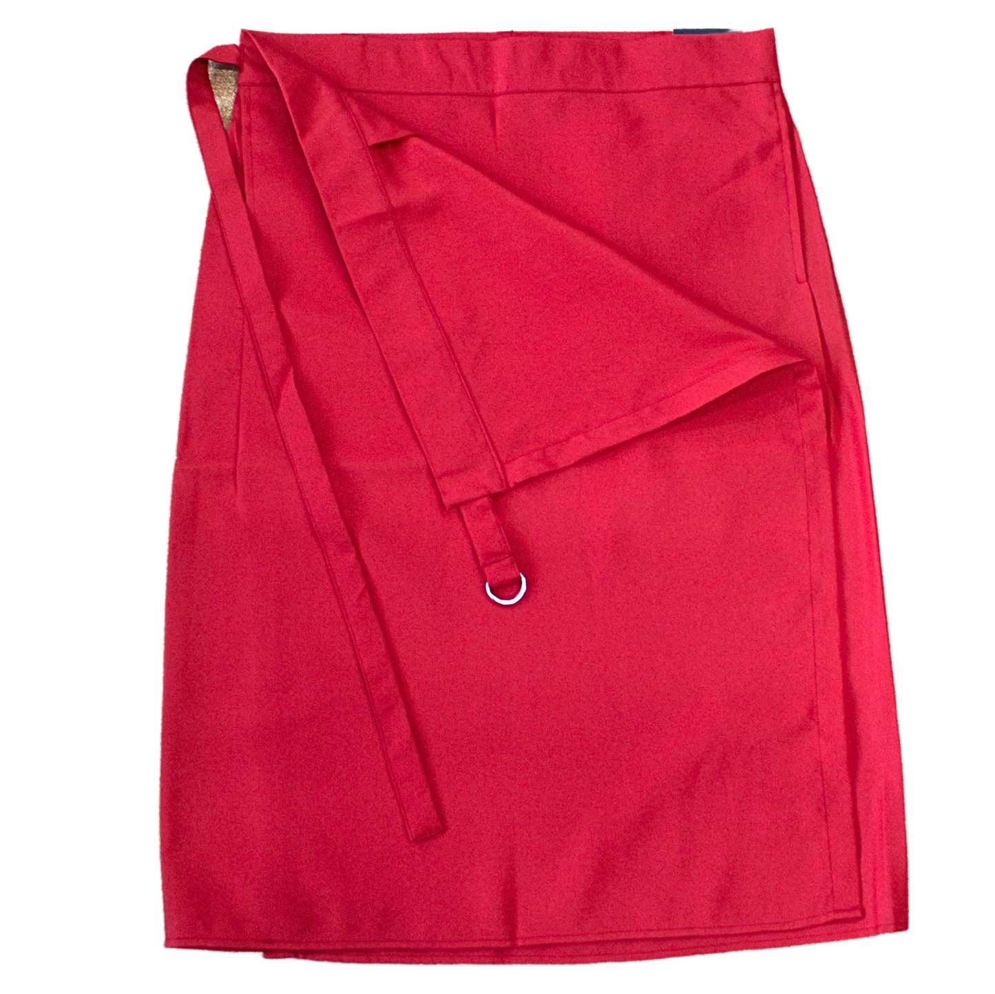 Long Sulu (Ie-Faitaga) Plain Red– Traditional Samoan Attire for Every Occasion