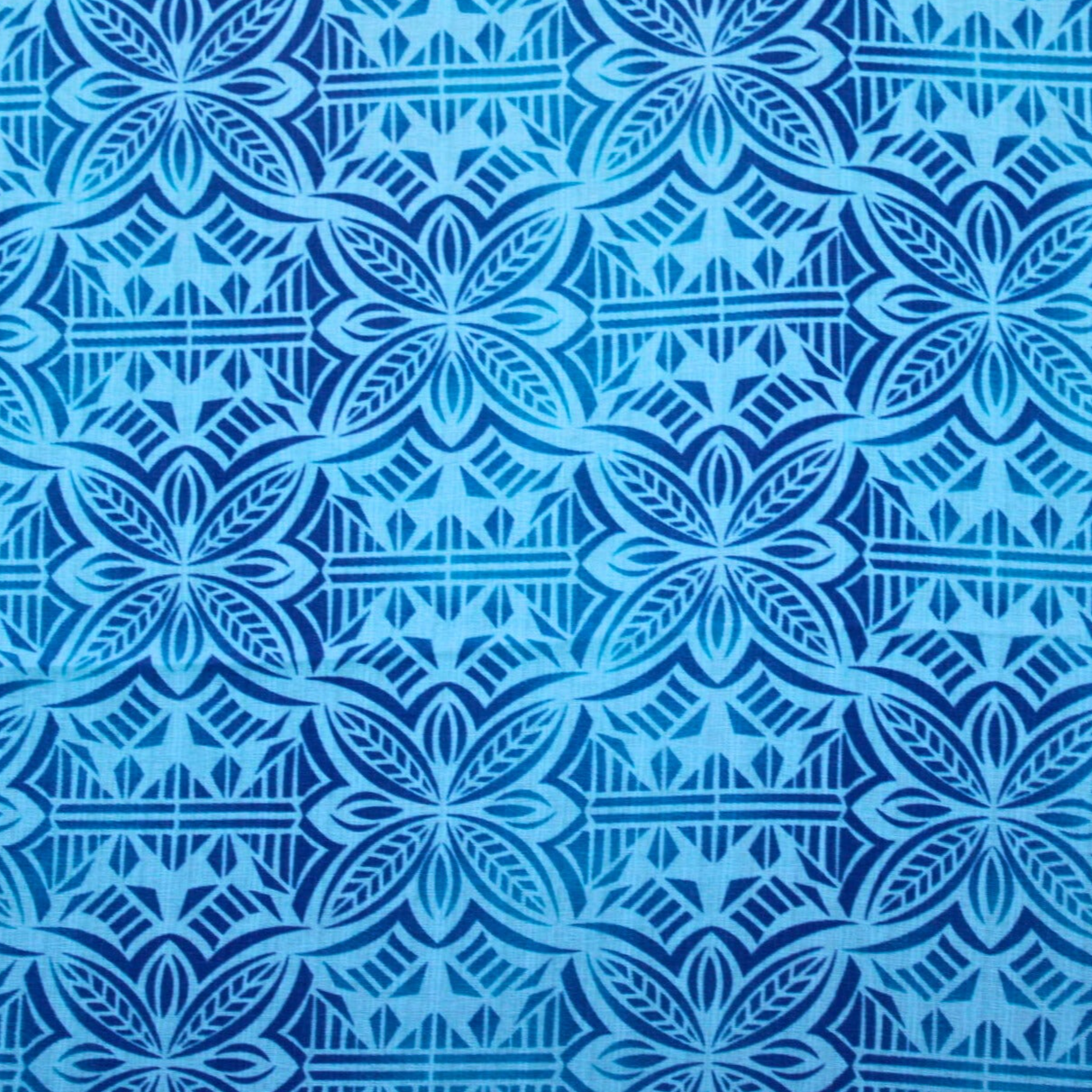 Dobby Print Material ( Royal Blue on Light Blue- 44x36)