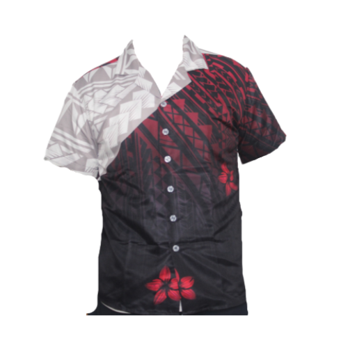 Samoan Tattoo Print Shirt