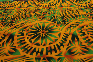 Samoan Design Dobby Cotton Print Fabric