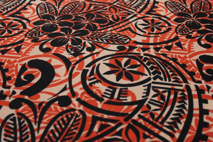 Samoan Stretch Print Design- Size: 60"x36"