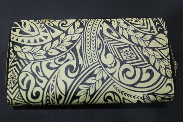 Samoan Design Zipper Wallet