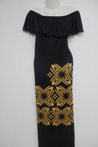 Polynesian off-shoulder dress
