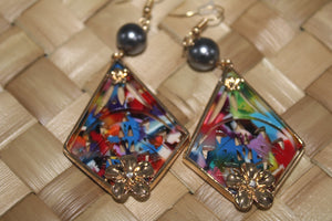 Turtle Shell Diamond Style Earring