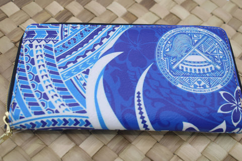 New Samoan Design Zip Wallet