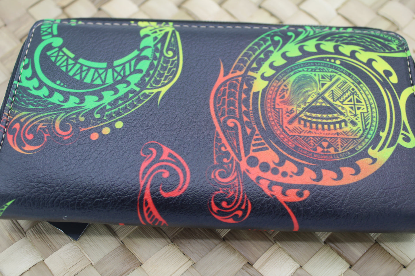 New Samoan Design Zip Wallet