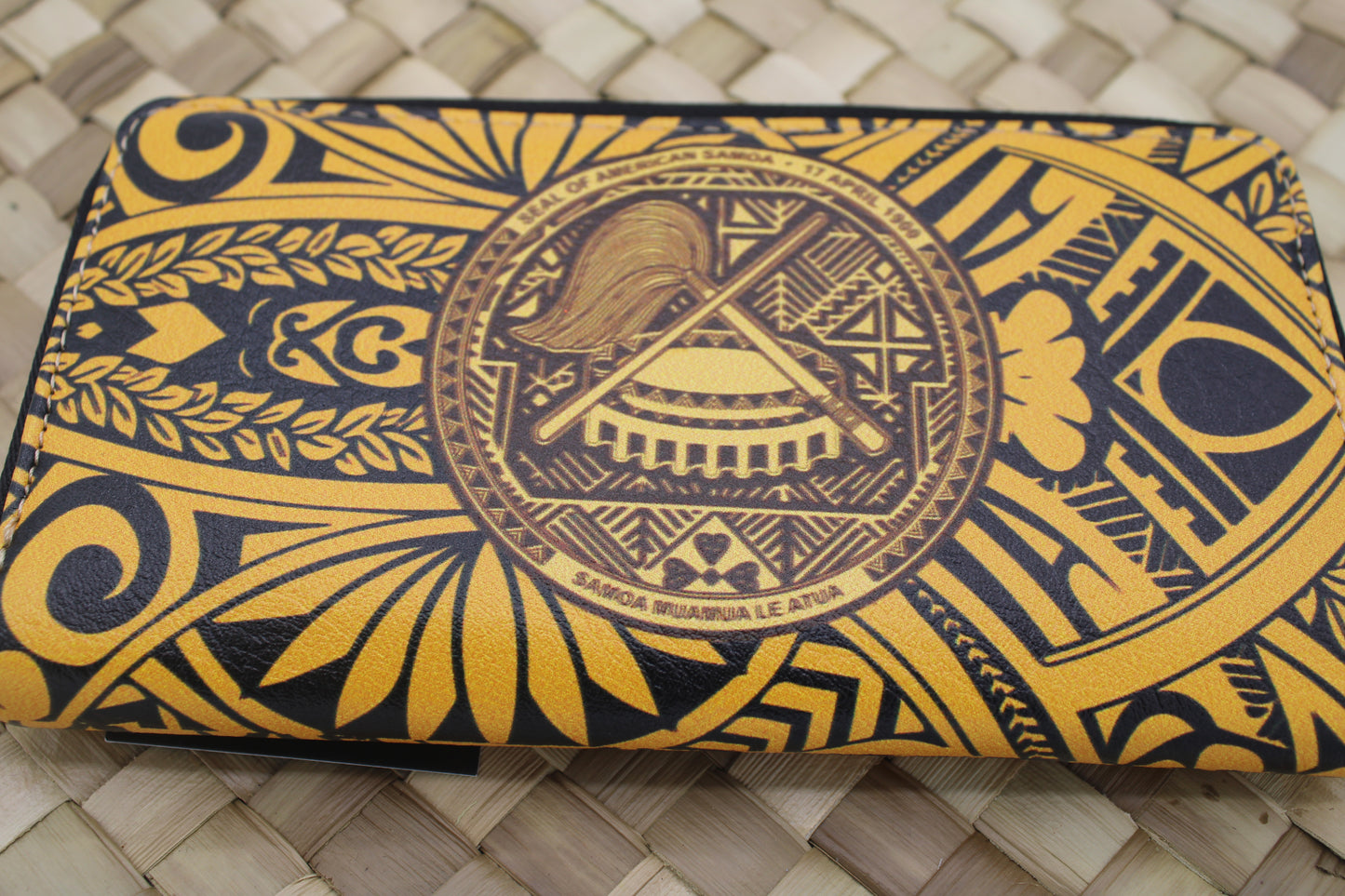 New Samoan Design Zip Wallet