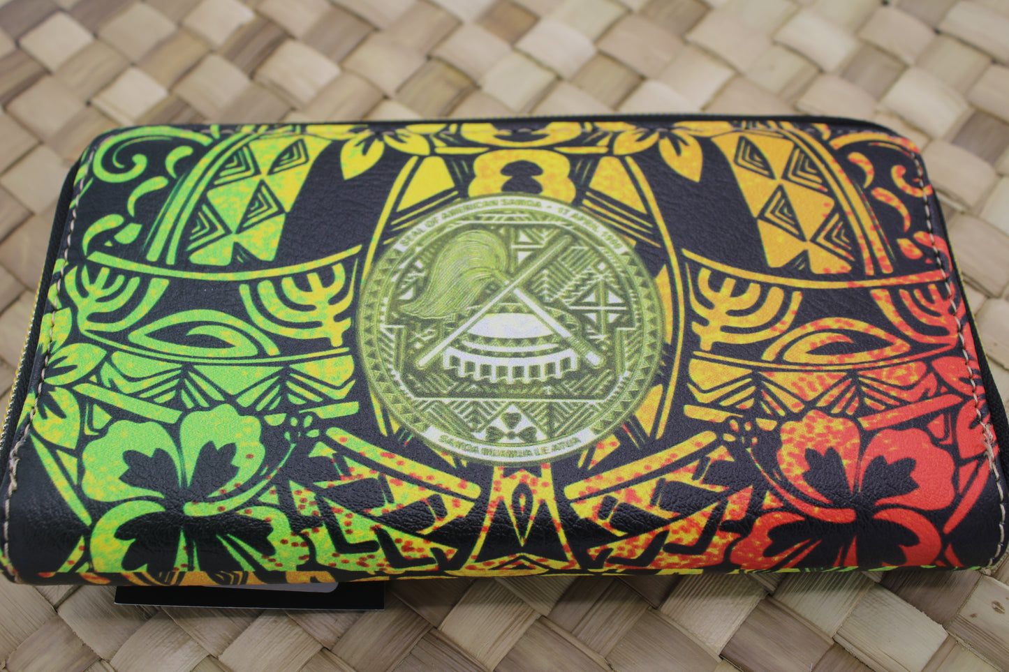 New Samoan Design Zip Wallet