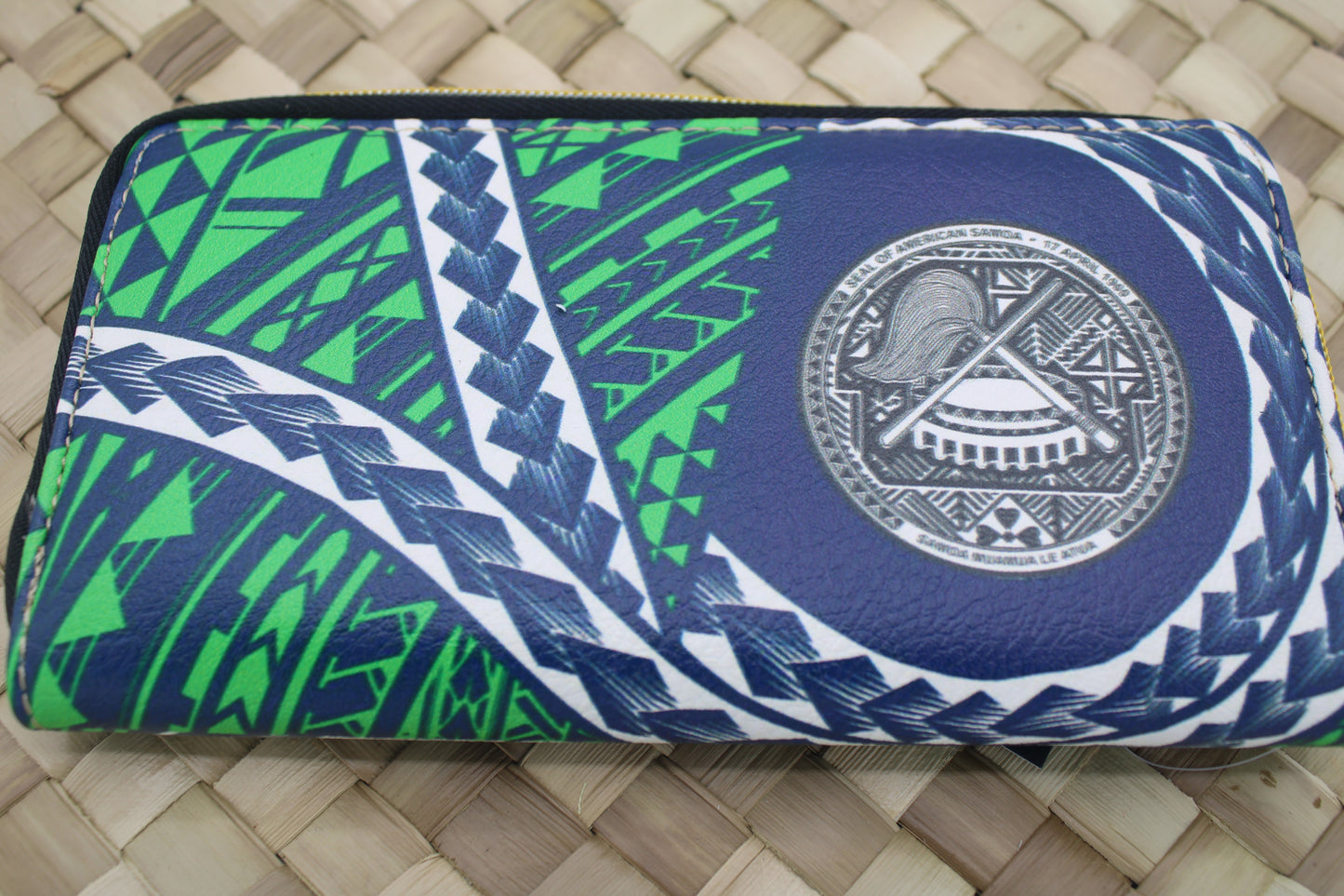 New Samoan Design Zip Wallet