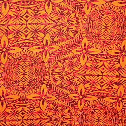 Samoan Design Dobby Cotton Print