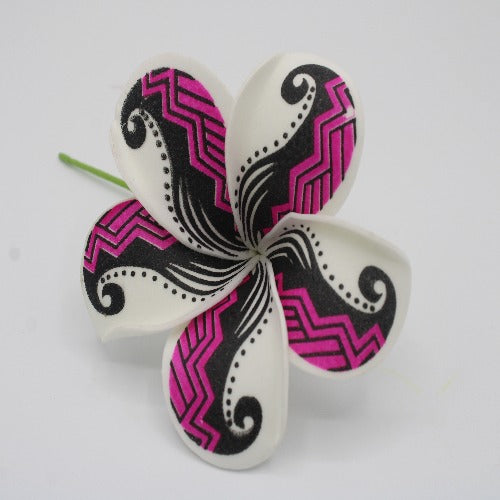 Polynesian Artificial Flower With Design