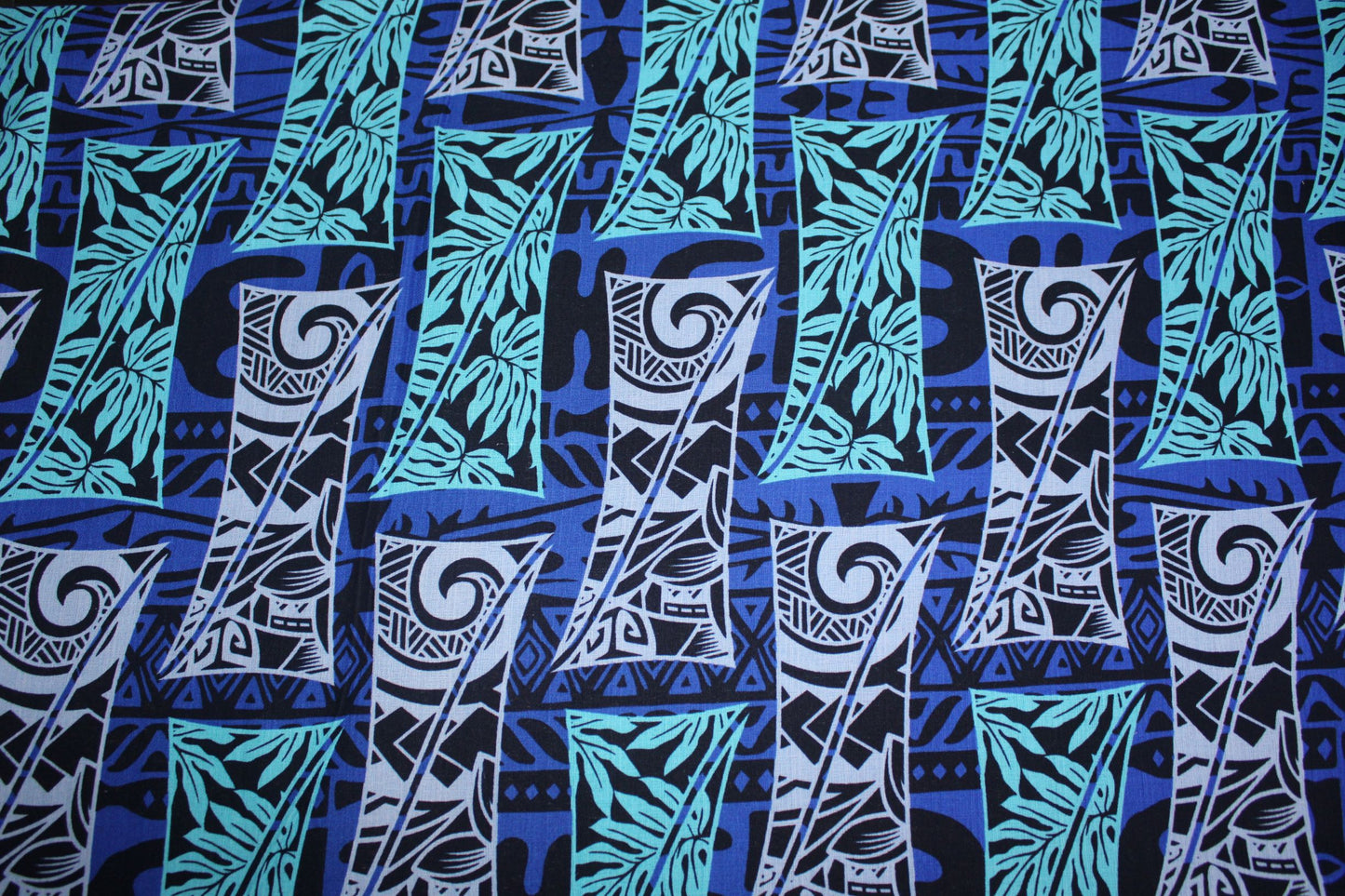 Samoan Design Dobby Print Fabric - 44"x36"