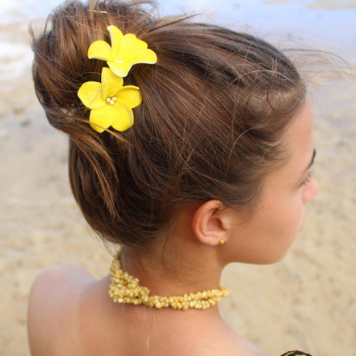 Tropical Hair Flower- Double