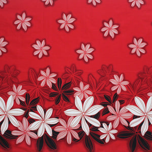 SAMPLE- Cotton Fabric Red/Black/White
