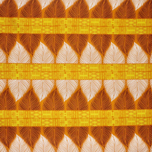 SAMPLE- Cotton Fabric Yellow/Orange