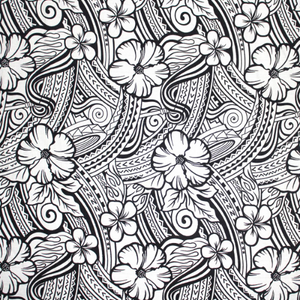 SAMPLE- Dobby Cotton Fabric Black/White