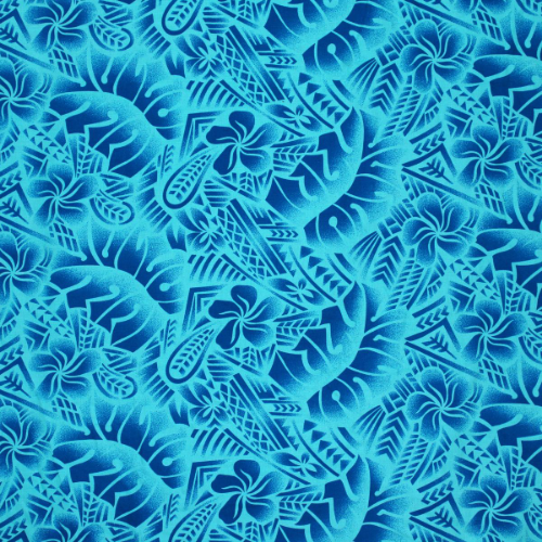 SAMPLE- Dobby Cotton Fabric Turquoise/Blue