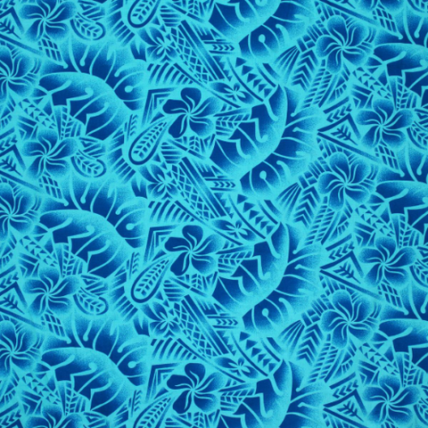 SAMPLE- Dobby Cotton Fabric Turquoise/Blue