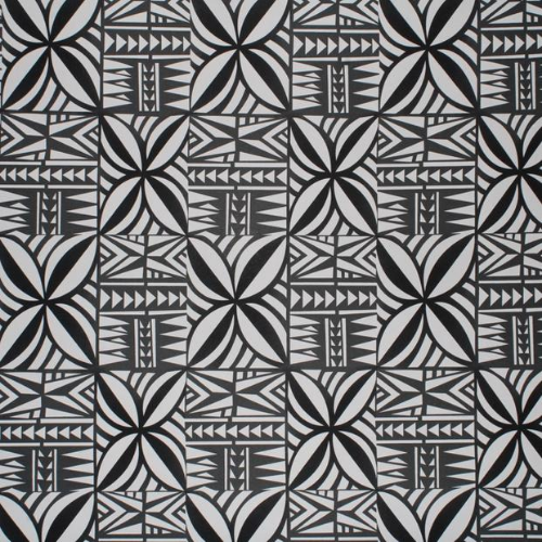 SAMPLE- Stretch Fabric Black/White